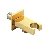Strong Square Shower Head Holder Metal Brackets Tool with Adjustable Angles for Bathroom Wall Mounting Sturdy Square Head Holder Rotatable Metal Brackets