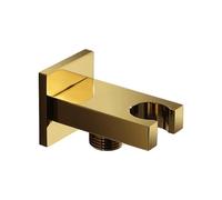 Strong Square Shower Head Holder Metal Brackets Tool with Adjustable Angles for Bathroom Wall Mounting Water Inlet Parenthesis