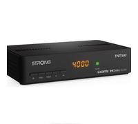 STRONG SRT7408 TNTSAT Terminal HD Free TNT by Astra Satellite/TNTSAT Card valid for 4 Years/TV Recorder Function/HDMI/Coaxial Spdif/12 V Compatible/2 Year