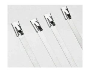 Strong Stainless Steel Marine Grade Metal Self-Locking Cable Zip Ties Exhaust Uncoated Size 150mm x 4.6mm (500 Pieces)