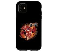 Strong Steak Mascot Dumbbell Lifting Carnivore Case for iPhone 11