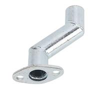 Strong Steel Alloy 32mm Offset Intake Manifold, Auto Engine Parts, 120° Angle, Fits Motorised Carburetor