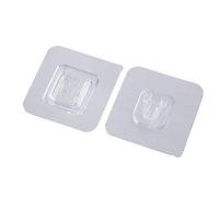 Strong Sticker Snap Buckle Strong Stickers Sticky Hooks Set of 2 Hanger for Home Kitchen Dormitory Router Holder