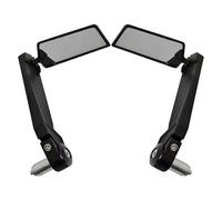 Strong strength aluminum motorcycle side reflective anti-scratch glass rotating motorcycle reflection for bicycles while looking at a wide view