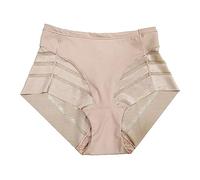 Strong String, Women'S Sheer Striped Mesh Briefs High Spring Comfort Ice Silk Panties