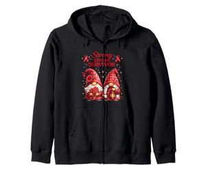 Strong Stroke Survivor Awareness Recovery Support Warrior Zip Hoodie