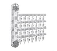 Strong Suction Cup Hanger with Clips for Efficient Laundry Organization (A)