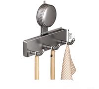 Strong Suction Cup Hooks Wall Mount Kitchen Organizer Heavy Duty No Drill(3 hooks)