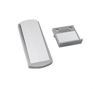 Strong Suction Design Door Stopper That Reduces Noise Levels While Being Enough for All Types of Doors (Silver)