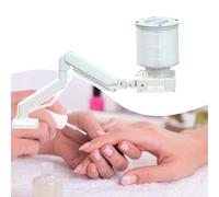 Strong Suction Desktop Dust Collector For Nails,With Led Light/Desktop Fixed Base/Adjustable Bracket At Any Angle,For Home Salon Use