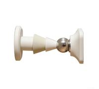 Strong Suction, Magnetic Door Stopper, with Silicone Floor Suction Holder, for Home, Non-Slip Door Holder, with Nail-freedom Installation(White)