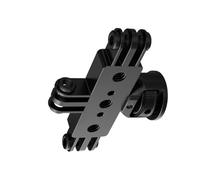 Strong Three Camera Clamp Full Rotations Metal Live Bracket For Action Cameras Outdoor Event Simultaneous Ball Head Adapter