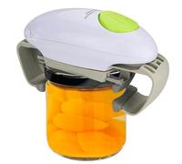 Strong Tough Electric Tin Opener Hand Free, Electric Can Openers, Kitchen Gadget for 1 Button Automatically Open Any Size for Cook Housewive Senior Children People Suffering from Arthritis