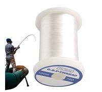 Strong Transparent Invisible Hanging Wire - 100m | Strong Invisible Binding Line | High Strength Abrasion Resistant Fishing Line for Salt and Freshwater Projects, Fly Fishing, Knotting and Tying