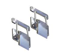 Strong Untarnished Locking Clasps for Entrances Toolboxes Storage Canisters Stainless Steel Cabinet Latches Heavy Duty Design Secure for Toolboxes Storage Boxes