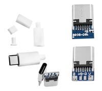 Strong USB 14Pin Female Sockets 4 Solder Point 512Ω 5.1KΩ Resistors 24P Board For Multipurpose Use Speed Data Transfer Usb C Sockets