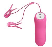 Strong Vibrating Nipple Clamps Nipple Toys for Women Couples BDSM Restraints Breast Clips Female Sexual Pleasure Sex Toys Flirting Stimulate for Adult Play