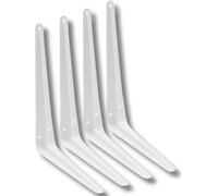 Strong White London Shelf Brackets Shelving 4x3 5x4 6x5 8x6 9x7 10x8 12x10 14x12 Various Pack Sizes - Citystores (4, 12x10)