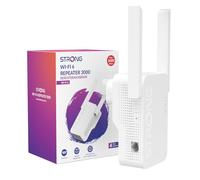 STRONG WiFi 6 AX3000Mbps WiFi Extender Booster, Dual Band Wireless Internet Booster, Gigabit Ethernet Port, WiFi Booster Range Extender, Access Point, 5dBi High-Gain Antennas, Easy setup, WPS