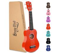 Strong Wind Soprano Ukulele - Stringed Musical Instrument Ukulele for Beginners Adults, 21 Inch Basswood Ukelele with Gig Bag