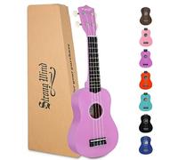 Strong Wind Soprano Ukulele - Stringed Musical Instrument Ukulele for Beginners Adults, 21 Inch Basswood Ukelele (Purple)
