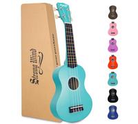 Strong Wind Soprano Ukulele - Stringed Musical Instrument Ukulele for Beginners Adults, 21 Inch Basswood Ukelele with Gig Bag