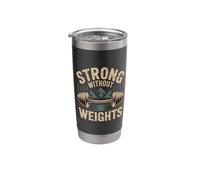Strong Without Weights Training Gains Fitness - Stainless Steel Insulated Tumbler