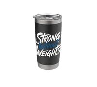 Strong Without Weights Training Gains Fitness - Stainless Steel Insulated Tumbler