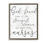 Strong Women Nurses Spiritual, 16 x 20 Inch Canvas in Floater Frame
