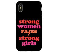 Strong Women Raise Strong Girls Mother's Day Mom of Girls Case for iPhone X/XS