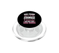 Strong Women Social Workers Empowerment Gift PopSockets PopGrip for MagSafe