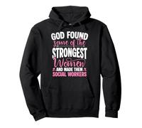 Strong Women Social Workers Empowerment Gift Pullover Hoodie
