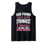Strong Women Social Workers Empowerment Gift Tank Top