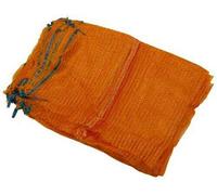 Strong Woven Net Sacks, 45Cm X 60Cm, Orange, Pack Of 100, Mesh Log And Vegetable Bags