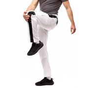 strongAnt Berlin Pro Work Trousers Fully Stretch Men's Trousers Black White Grey, White/black / Powerstretch, 44