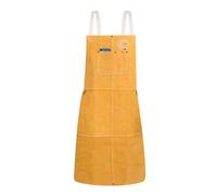 Strongarm Leather Welding Apron with Multi-Pockets, Premium Cow Split Leather, and Cross Back Strap (42 Inch)