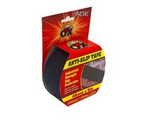 StrongAsAnOx | Black Anti-Slip Tape High Traction Grip | Industrial Strength Weather-proof | 48mm x 5m | Stairs Ladders Home Office