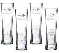 Strongbow Heritage Pint Glasses CE 20oz / 568ml - Set of 4 | Toughened Draft Cider Glasses, Arc Fully Tempered Pint Glasses