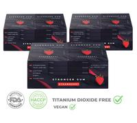 Stronger Gum Strawberry Sugar Free Vitamin D3 & K2, 120 pieces - 3