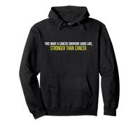 Stronger Than Cancer: This is What a Cancer Survivor Looks Pullover Hoodie