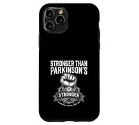 Stronger Than Parkinson's Awareness Raised Fist Ribbon Case for iPhone 11 Pro