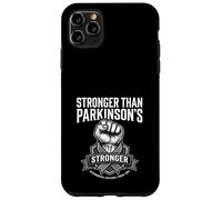 Stronger Than Parkinson's Awareness Raised Fist Ribbon Case for iPhone 11 Pro Max