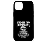 Stronger Than Parkinson's Awareness Raised Fist Ribbon Case for iPhone 14 Plus