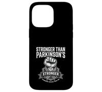 Stronger Than Parkinson's Awareness Raised Fist Ribbon Case for iPhone 14 Pro Max