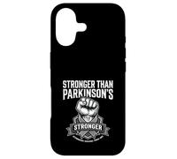 Stronger Than Parkinson's Awareness Raised Fist Ribbon Case for iPhone 17