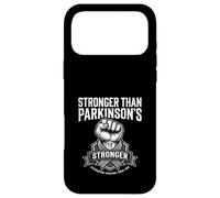 Stronger Than Parkinson's Awareness Raised Fist Ribbon Case for iPhone 17 Pro Max