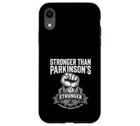 Stronger Than Parkinson's Awareness Raised Fist Ribbon Case for iPhone XR