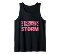 Stronger Than The Storm Christian Faith Message Tank Top