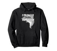 "Stronger Than The Storm" Motivational Tornado Pullover Hoodie