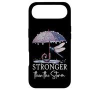 Stronger Than the Storm Psalm 93 God Purple Dragonfly Bible Case for iPhone Air